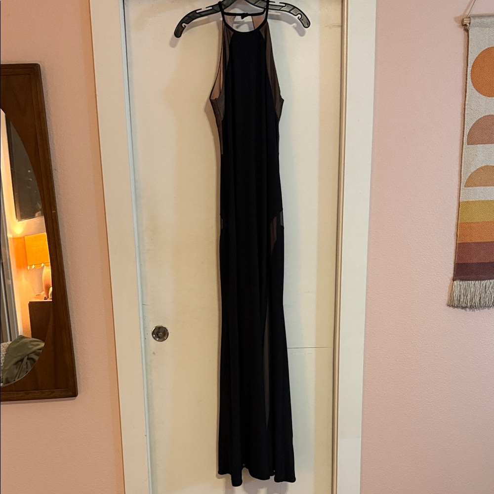 Night Way Collections Black Backless Dress